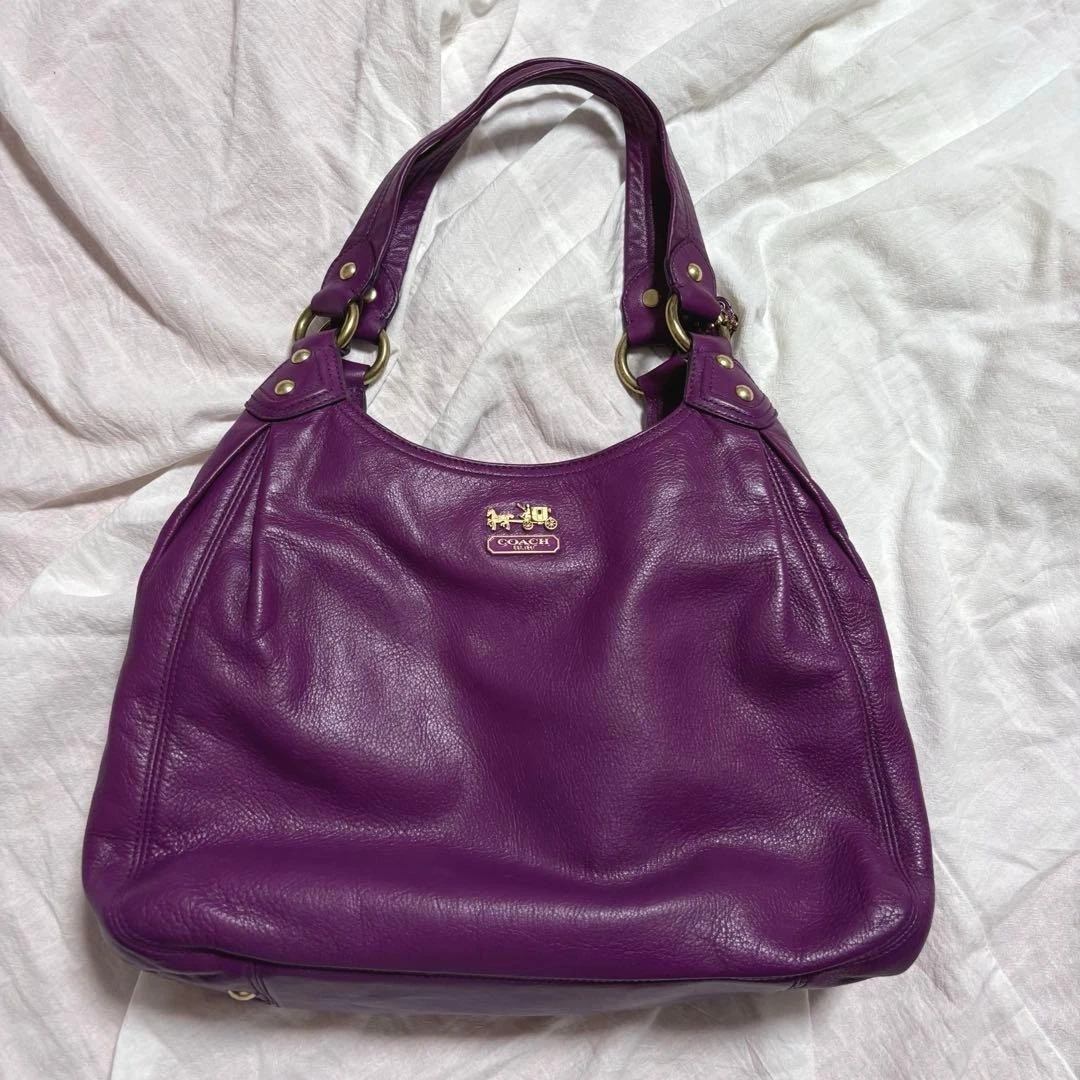Coach Madison Maggie Purple | eBay