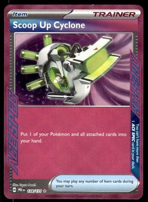 Pokemon TCG SV: Prismatic Evolutions #128/131 Scoop Up Cyclone NM