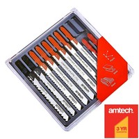10PC ASSORTED JIGSAW BLADE SET BOSCH T FITTING METAL PLASTIC WOOD JIG SAW