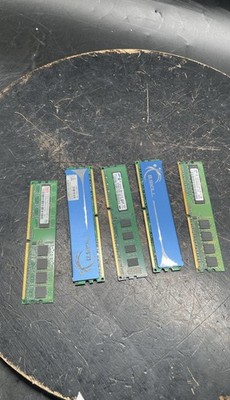 G.Skill DDR2-800 PC2-6400 Hynix Samsung 2GB 512MB RAM Memory Lot of 5