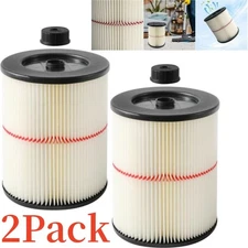2X 17816 Filter Replacement For Craftsman For Shop Vac Wet Dry Vacuum Washable
