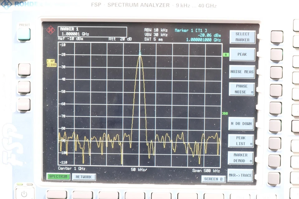 Rohde & Schwarz FSP 38 Spectrum Analyzer 9 KHz - 40 GHz 1164.4391.38 - Image 3 of 4