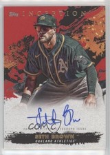 2021 Topps Inception Rookie and Emerging Star Red 19/75 Seth Brown Auto 17fl