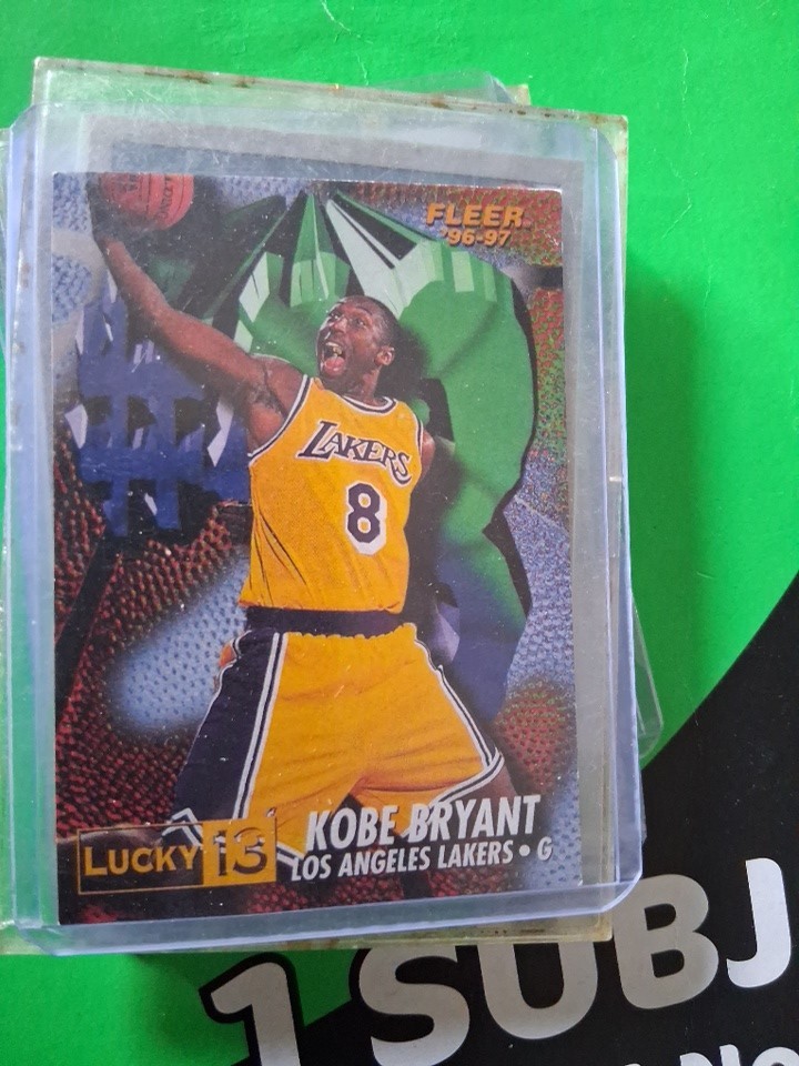 1996-97 Fleer - Prize Lucky 13 Kobe Bryant #13 (RC)