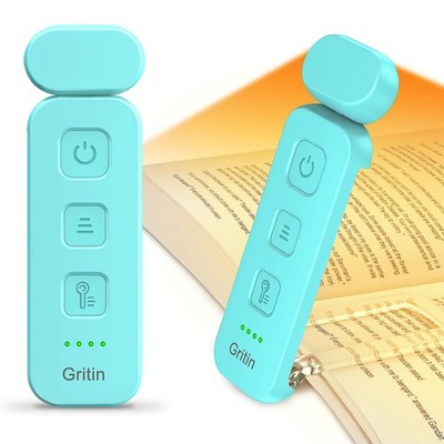 Book Light Rechargeable Reading Light Lamp Clip on Books Eye Caring 3 Colors 5