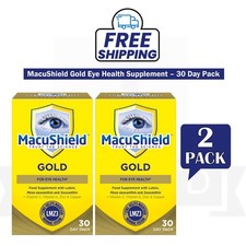 MacuShield Gold 90 Capsules 60 Day Supply Eye Health Supplement - PACK OF 2
