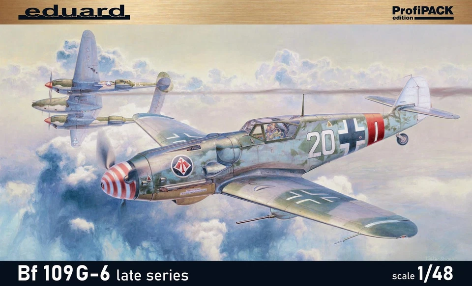 EDUARD 82111 MAQUETTE AVION BF 109G-6 LATE SERIES 1/48