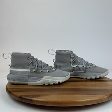 Big Kids Boys Under Armour SC 3Zer0 II Gray Athletic Basketball Sneakers Size 5