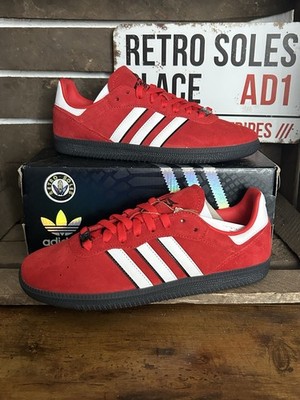 Adidas x 100 Thieves Palos Hills Pantone Ecru Orange Suede UK Size 8 2024