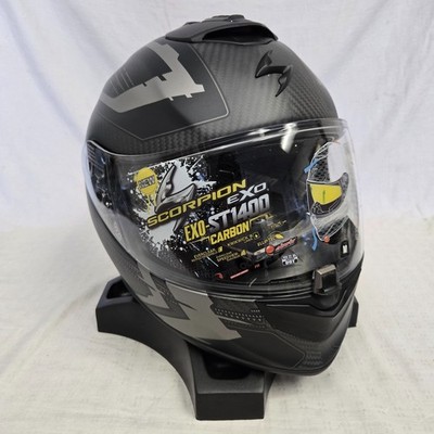 Scorpion EXO-ST1400 Carbon Helmet Caffeine Phantom Medium *CLOSEOUT Was $449.95