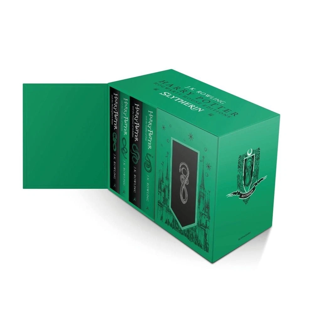 Harry Potter Slytherin Hogwarts House Editions Hardback Box Set by