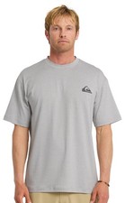 Quiksilver Everyday Men's Short Sleeve Surf Shirt - Light Grey Heather - New