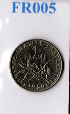 FR005 Moneta Coin FRANCIA 1 Franco Semeuse 1960