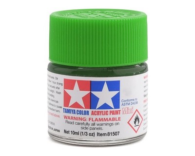 Tamiya X-25 Clear Green Acrylic Paint (10ml) [TAM81525]