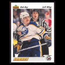 Rob Ray #349 1991 Upper Deck Buffalo Sabres Hockey Card NHL NM