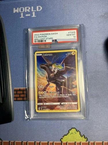 PSA 10 Zekrom TG05/TG30 Brilliant Stars Pokemon Gem Mint