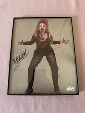 Framed Abadon Signed Photograph AEW Ring of Honor Living Dead Girl Autograph