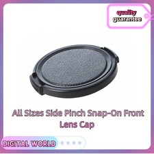 1PC All Sizes Side Pinch Snap-On Front Lens Cap fit for Nikon Fuji Canon Sony