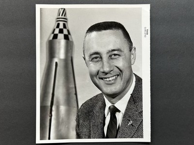 1961 NASA Project Mercury Astronaut Virgil Gus Grissom Press Photo #G-60-2740.