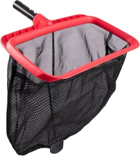 Pool Skimmer Net, Upgraded Pool Net Skimmer with Double-Layer Netting Bag, Large