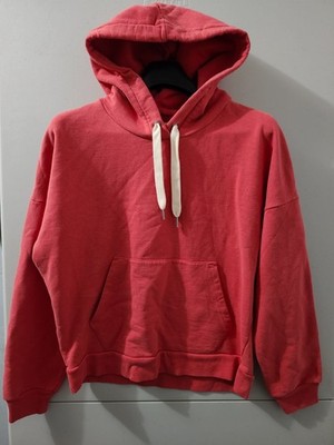 Outerknown Sweatshirt Womens S Red Oversize Second Spin Hoodie Slouchy Organic