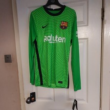 Barcelona Nike  Goalkeeper Football Shirt  2020-21 Rakuten mens small  New 