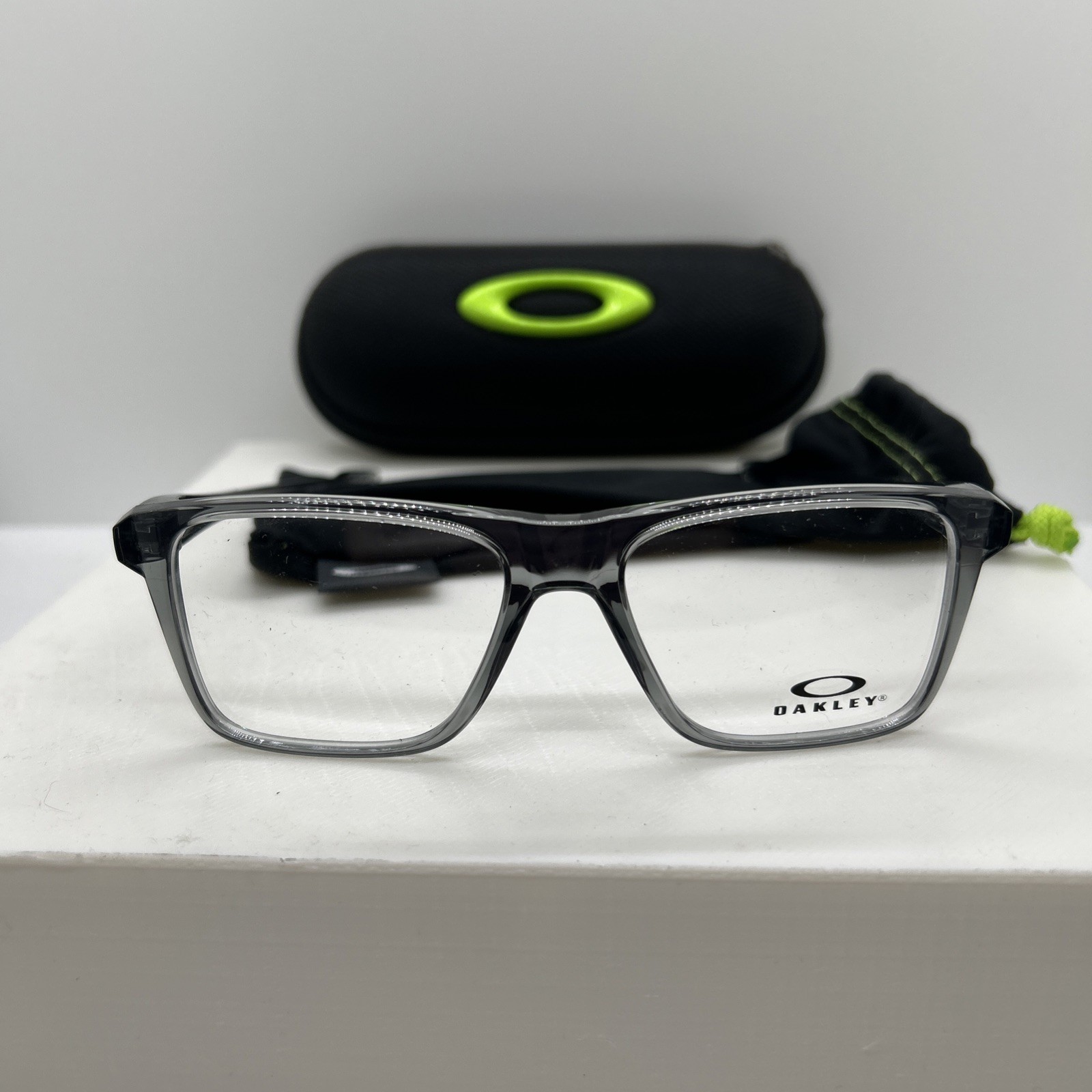 NEW Oakley OY8026 Bunt Grey Smoke Eyeglass w/ case 50/15/121