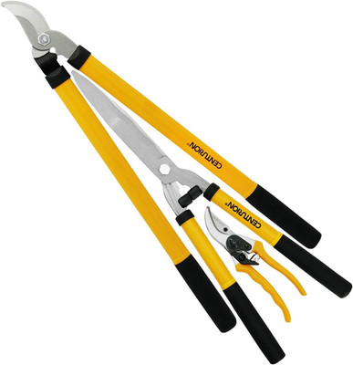1222 3-Piece Lopper, Hedge Shear & Pruner Combo Set, Heavy Duty Tree, Shrub & Bu