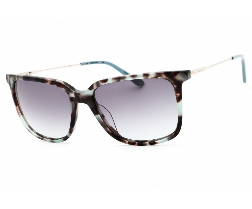CALVIN KLEIN Women's Sunglasses CK19702SG Light Blue Tortoise 55-17-140 New