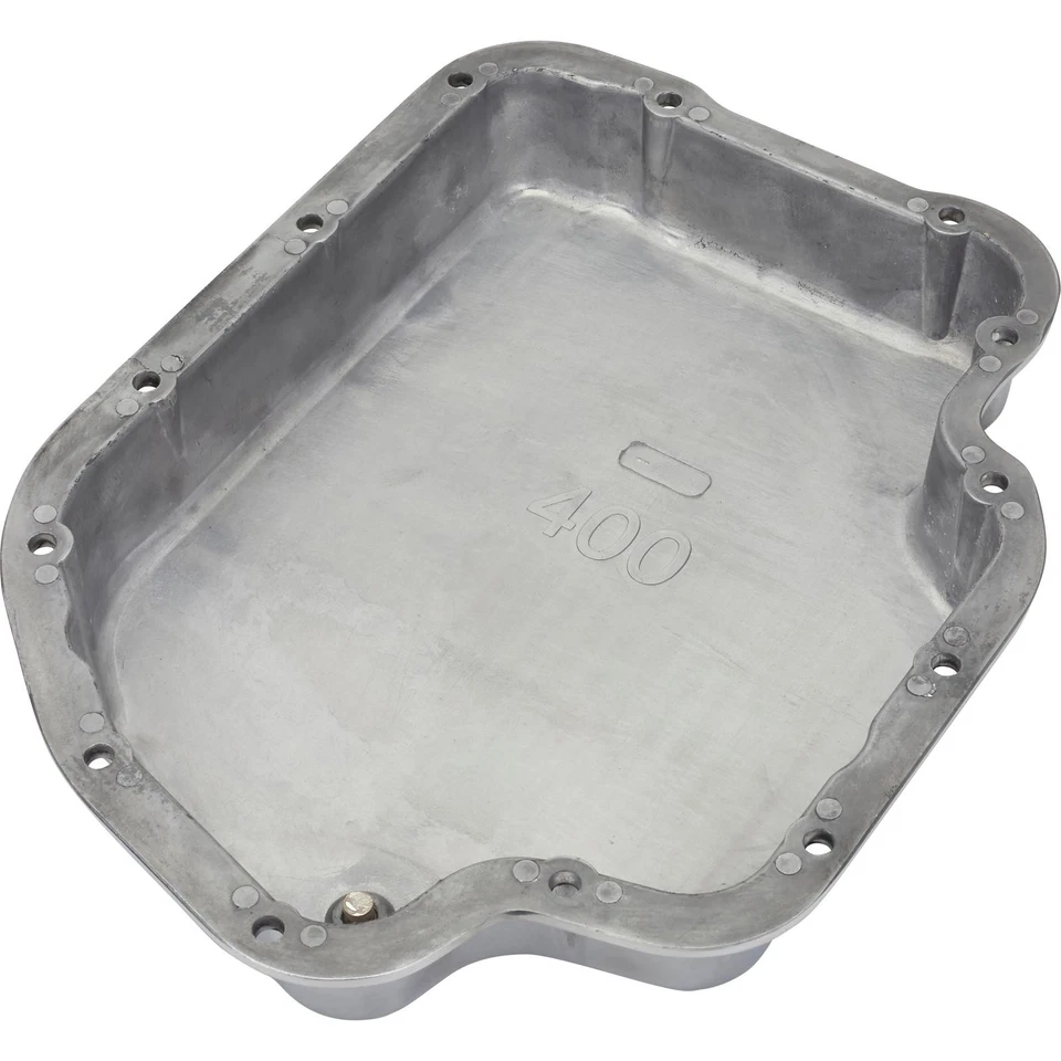 GM TH400 Polished Finned Aluminum Transmission Pan: Enhanced Cooling Design - Image 3 of 4
