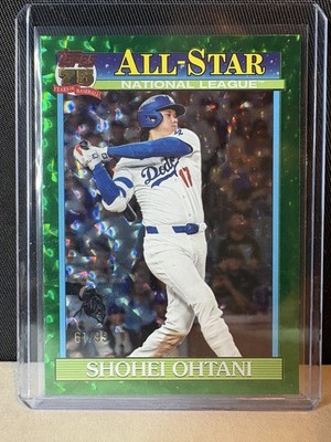 Shohei Ohtani 91 All-Star Green Crackle /99 Dodgers Topps 2026 Series 2 