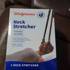 Walgreens Neck Stretcher Portable Reusable Adjustable Strap NEW IN BOX