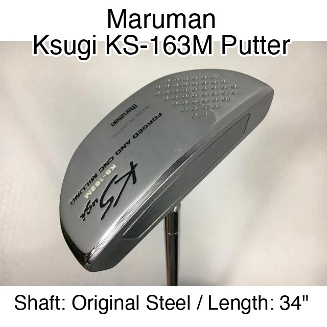 Putter Maruman MP-7190 Acier – Droitier – 87 Cm – Grip Maruman – Occasion