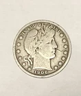 1906 O Barber Silver Half Dollar 50c Fine Condition Gorgeous Coin