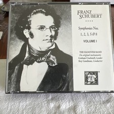 SCHUBERT: SYMPHONIES NOS. 1, 2, 3, 5 8-VOL. 1, 2CD Set 1991 MHS, 1990 Nimbus
