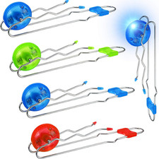 4 Pcs Magic Rail Twirler Easter Kids Retro Toys Light up Magnetic Gyro