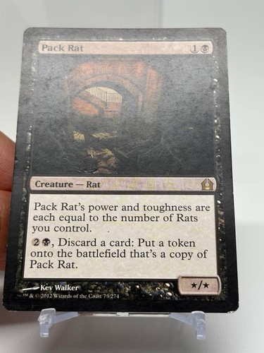 Magic The Gathering - Pack Rat (Ratto Del Branco) | Carta Singola Return To Ravnica (RTR) - Rarità Rare - 3