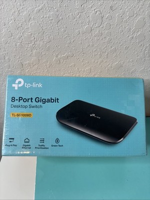 TP-LINK TL-SG1008D 8-Port Gigabit External Switch Factory Sealed