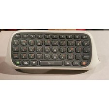 Microsoft Xbox 360 Chatpad White Keyboard Controller Attachment