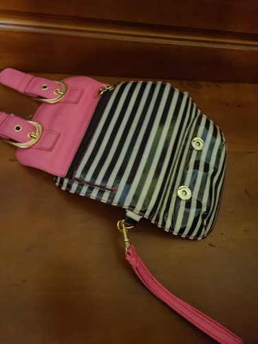 Organizador/cartera compacta en pepinillo 8 compartimentos separados NUEVO ROSA NEGRO - Imagen 6 de 8