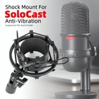 For HyperX SoloCast Mic Isolation Anti Shock Mount Microphone Shockproof Holder