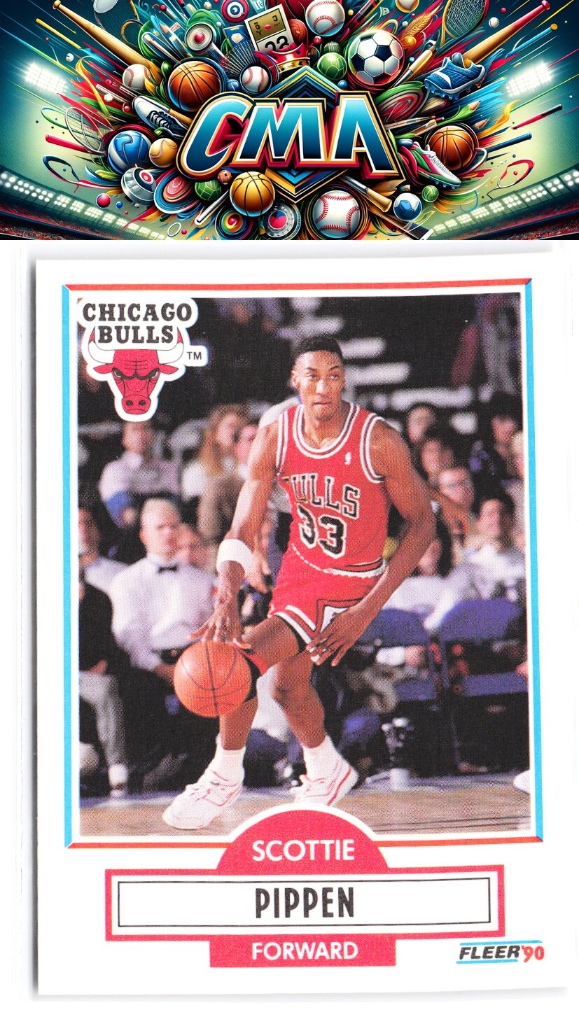 1990-91 Fleer #30 Scottie Pippen
