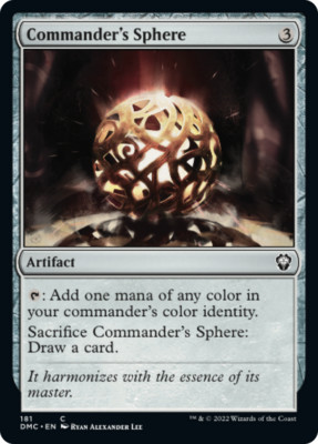 COMMANDER'S SPHERE x4 mtg NM-M Commander Dominaria United 4 Common