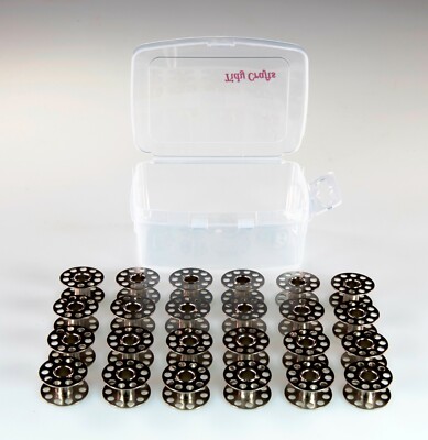 Universal Metal Sewing Machine Bobbins - Pack Of 24 Item 1468