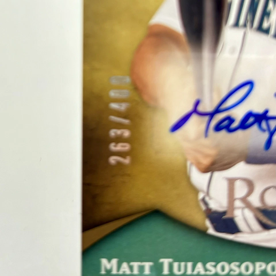 2009 Upper Deck Icons RC Auto #141 Matt Tuiasosopo Mariners /400 - Image 2 of 2