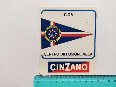 VINTAGE 80s ORIGINAL GREY SAIL DIFFUSION CENTER STICKER STICKER STICKER