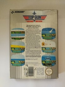 SISTEMA DE ENTRETENIMIENTO TOP GUN THE SECOND MISSION PAL UK ITA NNINTENDO NES COMPLETO