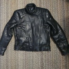 KETT black leather jacket vintage  Made In England - Size 16