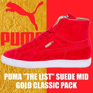 puma suede dorado
