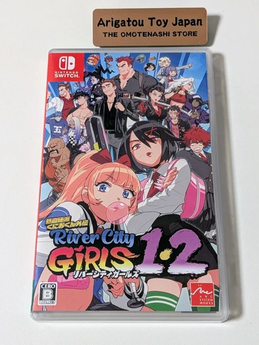 Nintendo Switch Nekketsu Kouha Kunio-kun Gaiden River City Girls 1&2 W/Case